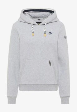 Schmuddelwedda Kapuzenpullover - Hellgrau Melange -Damenbekleidungsgeschäft 00f014ec86d14c69bcf2873628031fe4