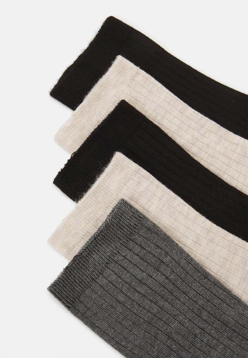 Anna Field 5 PACK - Socken - Beige/black/grey 4 Anna Field 5 PACK - Socken - Beige/black/grey – Bild 2