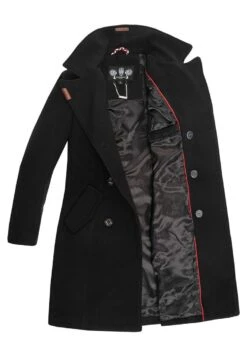 Marikoo NANAKOO - Klassischer Mantel - Black -Damenbekleidungsgeschäft 1899a7319435460c99fc1e64e36b4d40