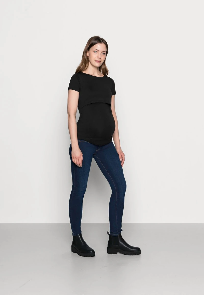 NURSING 2er PACK - Basic T-shirt - T-Shirt Basic - Dark Blue/black 3 NURSING 2er PACK - Basic T-shirt - T-Shirt Basic - Dark Blue/black