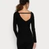 Anna Field OFFENER RÜCKEN BODYCON MINI STRICKKLEID - Etuikleid - Black -Damenbekleidungsgeschäft 25fed224e72345b8b83ced82993358f5
