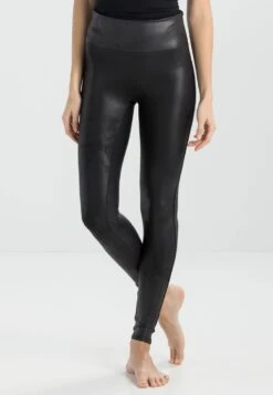 Spanx FAUX LEATHER LEGGINGS - Leggings - Strümpfe - Black -Damenbekleidungsgeschäft 2f3fc626f9d143aea8ea0f804973a9a2 1