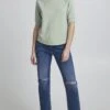 B.young BYPUSTI TSHIRT 2 - T-Shirt Basic - Frosty Green -Damenbekleidungsgeschäft 30ef1b4e08534eaeb0f92914591c7f04