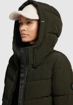 Khujo FAMES - Winterjacke - Dunkelgrün -Damenbekleidungsgeschäft 36421a71b5dd4646a5567174e21360aa