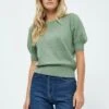 Minus LIVA - T-Shirt Basic - Basil Green Melange 2 Minus LIVA - T-Shirt Basic - Basil Green Melange -Damenbekleidungsgeschäft 40cdce3b5868486d805d120555673bf3