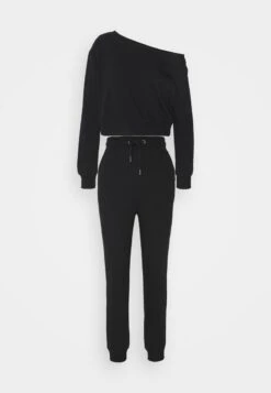 Even&Odd Off Shoulder&Jogger Set - Sweatshirt - Black -Damenbekleidungsgeschäft 55a455470d0742fbb92bb2b728127aa2 1
