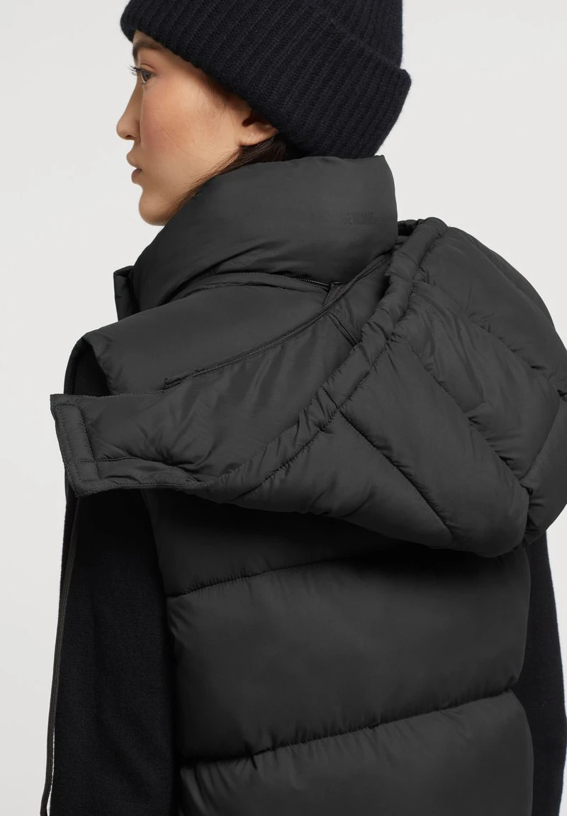 Khujo EDEN MATT - Weste - Schwarz 7 Khujo EDEN MATT - Weste - Schwarz – Bild 5