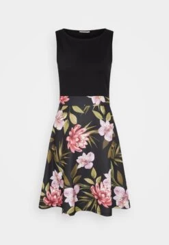 Anna Field Jerseykleid - Black/black/pink -Damenbekleidungsgeschäft 566117c5c76c498c8ec0f4f3e04f7e92