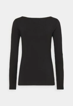 Anna Field 2 PACK - Langarmshirt - Black/mottled Grey -Damenbekleidungsgeschäft 5a8033a3751c48308c4c23e206082a50