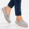 Anna Field COMFORT LEATHER - Slipper - Grey -Damenbekleidungsgeschäft 61e85a1c5cb746088ff827de456eb623
