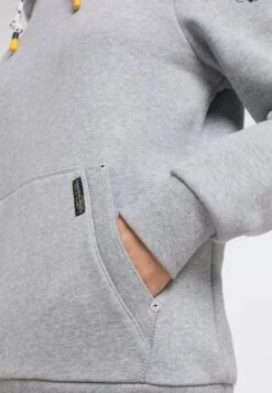 Schmuddelwedda Kapuzenpullover - Hellgrau Melange -Damenbekleidungsgeschäft 661b9171b97c49e99827ee0f208623c3