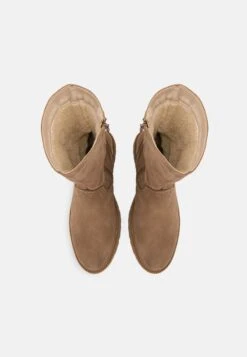 Pier One LEATHER WINTER BOOT - Stiefel - Taupe -Damenbekleidungsgeschäft 6764689a7b054af99a293cad010b9f7b