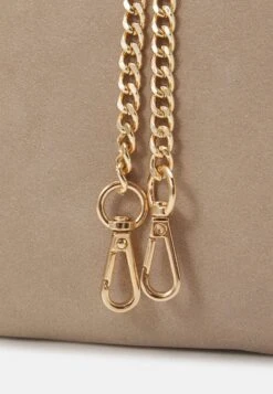 Anna Field LEATHER - Clutch - Taupe -Damenbekleidungsgeschäft 67a7cd997fca425fa7e5dcd0ad325ece