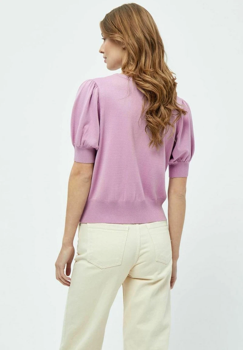 Minus LIVA - T-Shirt Basic - Lupine Purple 5 Minus LIVA - T-Shirt Basic - Lupine Purple – Bild 3