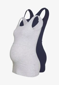 NURSING 2 PACK - Top - Top - Dark Blue/grey -Damenbekleidungsgeschäft 6e96f5c8d19445c387788d28c45df6da