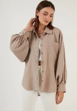 LELA Hemdbluse - Mink Color -Damenbekleidungsgeschäft 6f5a328aa0f4430f86ee1efabaed5089