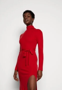 Anna Field ROLLKRAGEN RIPP MINI STRICKKLEID MIT GÜRTEL - Strickkleid - Red 11 Anna Field ROLLKRAGEN RIPP MINI STRICKKLEID MIT GÜRTEL - Strickkleid - Red -Damenbekleidungsgeschäft 71b57cf9ce54411882918bef331aba09