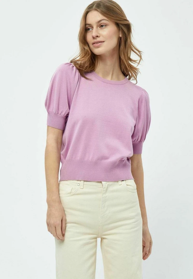 Minus LIVA - T-Shirt Basic - Lupine Purple 3 Minus LIVA - T-Shirt Basic - Lupine Purple