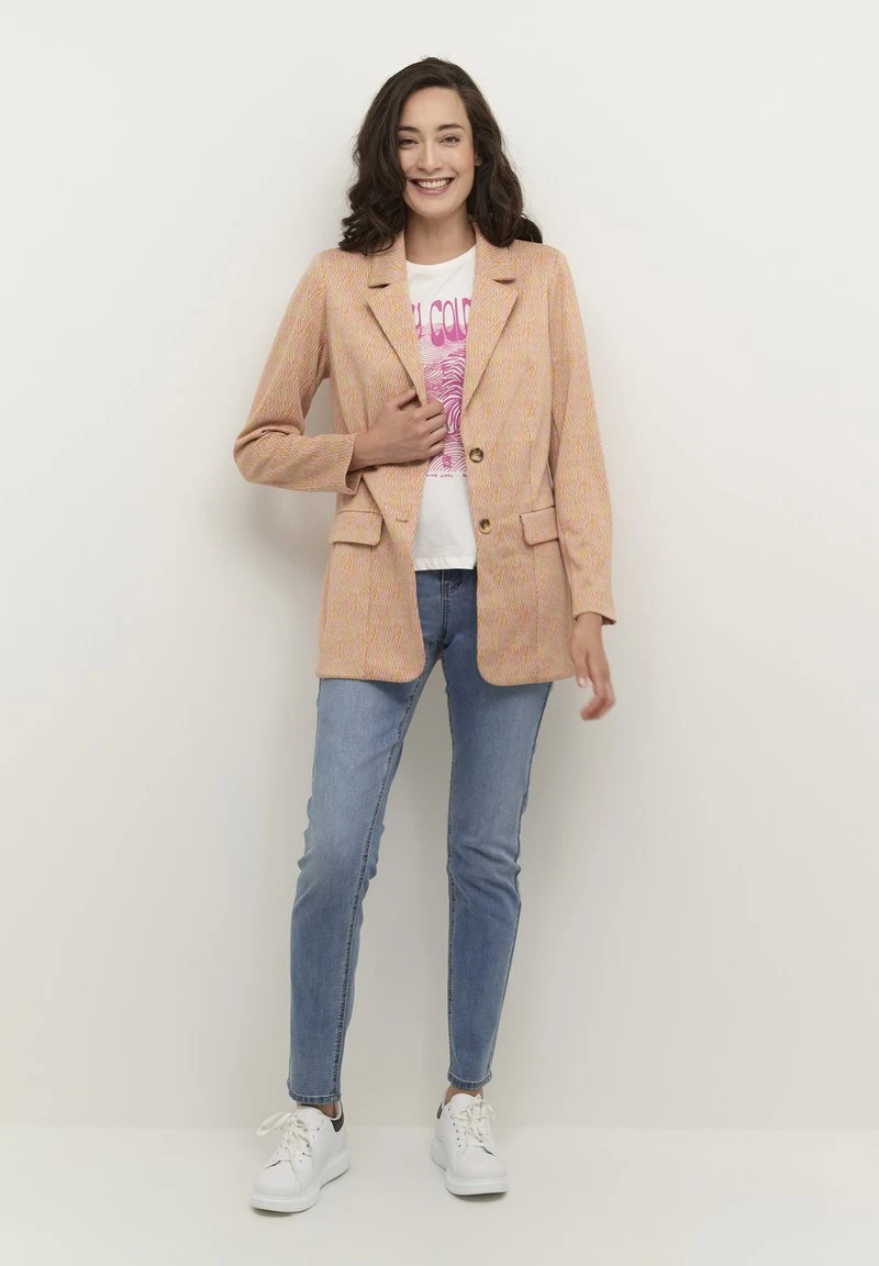 Cream CRKATIE - Kurzmantel - Pink Sage Zigzag 4 Cream CRKATIE - Kurzmantel - Pink Sage Zigzag – Bild 2