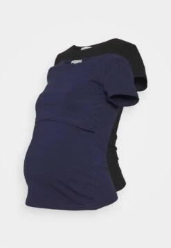 NURSING 2er PACK - Basic T-shirt - T-Shirt Basic - Dark Blue/black 13 NURSING 2er PACK - Basic T-shirt - T-Shirt Basic - Dark Blue/black -Damenbekleidungsgeschäft 7ef339094c6946628b79c9f31d4e5acc