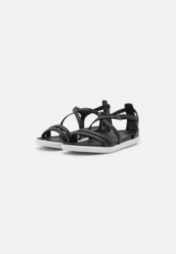 ECCO SIMPIL FLAT - Riemensandalette - Black -Damenbekleidungsgeschäft 83e28e2b3b8a40c7a140f0752c183109