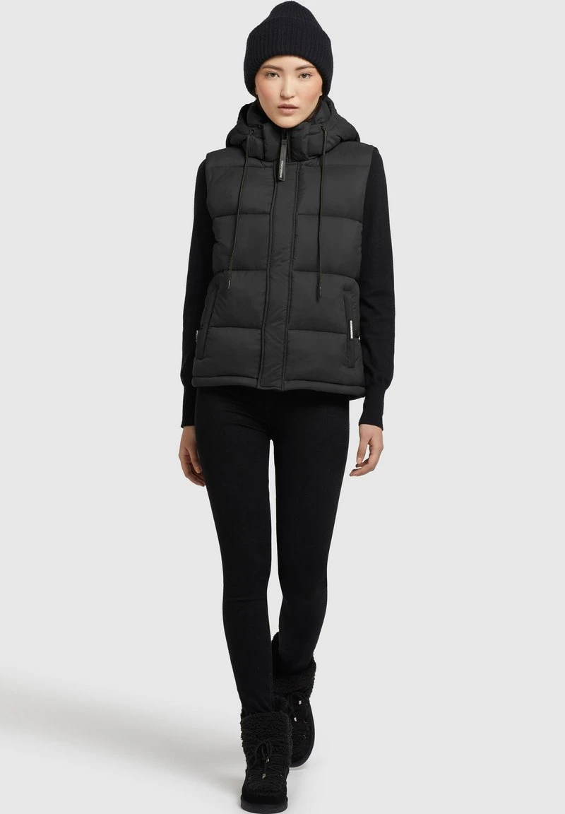 Khujo EDEN MATT - Weste - Schwarz 4 Khujo EDEN MATT - Weste - Schwarz – Bild 2