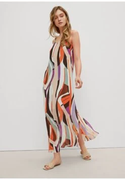 Comma Maxikleid - Brown Aop -Damenbekleidungsgeschäft 874548f66c904062803e31583489a2d6