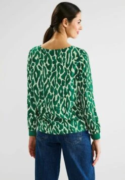 STREET ONE MIT LEO PRINT - Bluse - Grün 10 STREET ONE MIT LEO PRINT - Bluse - Grün -Damenbekleidungsgeschäft 9804706e2096403c8ac7558429c81a58
