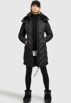 Khujo ANETH - Wintermantel - Schwarz -Damenbekleidungsgeschäft a12e8a4c0edc4722bc140ab3baf88763