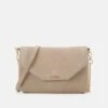 Anna Field LEATHER - Clutch - Taupe -Damenbekleidungsgeschäft a5f4431c1d2e458ea602b72891a5068e
