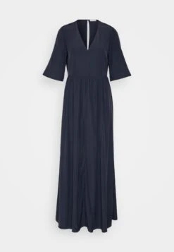 Marc O'Polo DRESS FEMININE SHAPE V NECK WING SLEEVES - Maxikleid - Deep Blue Sea -Damenbekleidungsgeschäft ada2163f63d5447ba332d7243e4acf1f