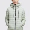 Khujo LOVINA MATT - Winterjacke - Blassgrün -Damenbekleidungsgeschäft b78d34af8f164078a150cff9b16a1d4e