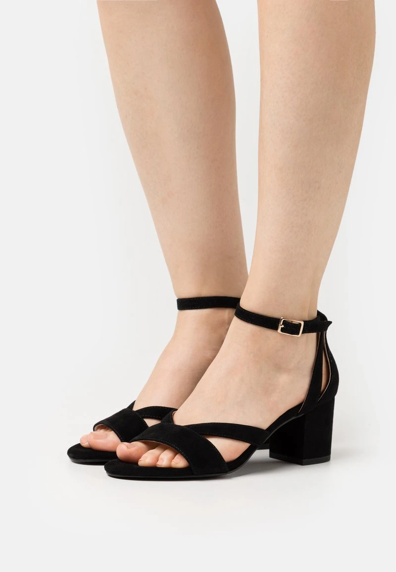LEATHER WIDE FIT - Riemensandalette - Black 3 LEATHER WIDE FIT - Riemensandalette - Black