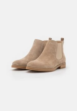 Pier One LEATHER - Ankle Boot - Beige -Damenbekleidungsgeschäft cb79b2bf203d462ba5a90f0e28618920