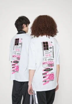 YOURTURN UNISEX - T-Shirt Print - White -Damenbekleidungsgeschäft ce098cd17eb24486ab802ba3bbcad844