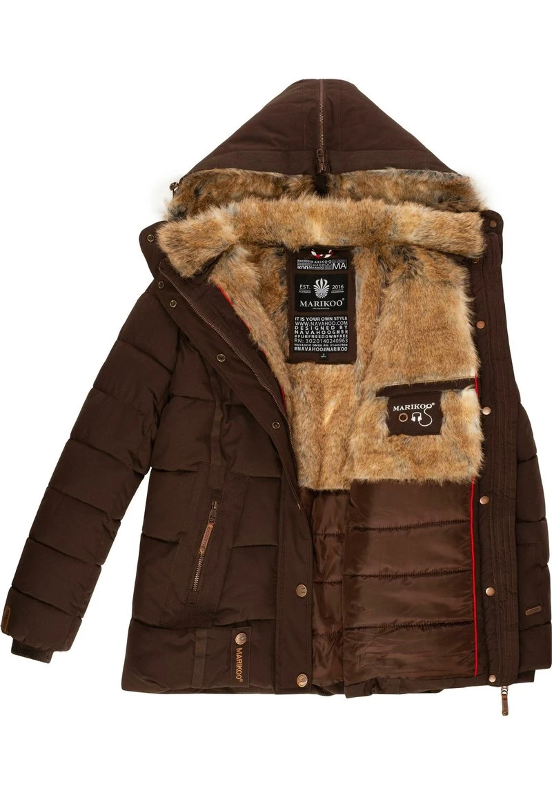 Marikoo NEKOO - Winterjacke - Dark Choco 6 Marikoo NEKOO - Winterjacke - Dark Choco – Bild 4