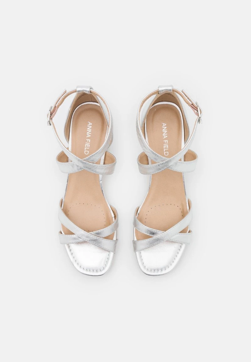 Anna Field COMFORT - Riemensandalette - Silver 8 Anna Field COMFORT - Riemensandalette - Silver – Bild 6