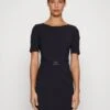 Boss DALEAH - Etuikleid - Dark Blue -Damenbekleidungsgeschäft ed39042fd08f40b8ac3cffc82aca4ae9