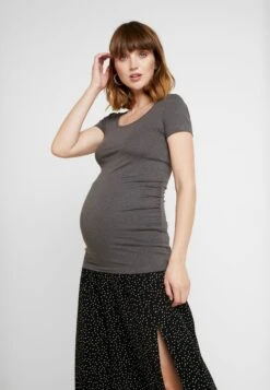 2 PACK - T-Shirt Basic - Dark Gray/black 10 2 PACK - T-Shirt Basic - Dark Gray/black -Damenbekleidungsgeschäft ef9773ecc6074f73a958b52d3b7df616