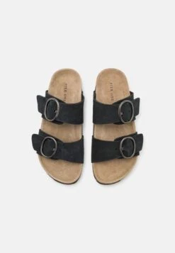 Pier One LEATHER - Pantolette Flach - Black 13 Pier One LEATHER - Pantolette Flach - Black -Damenbekleidungsgeschäft f762b063845c4843883c27c4f0d2172d